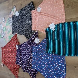 Lot of 7 LulaRoe Azure and Cassie Skirts